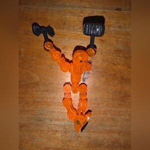 Zing Klikbot Cannon - Series 1 - Orange - Stop Motion Animation Toy Figure